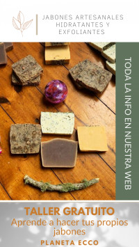 Talleres de creación de cosmética natural. Jabones Artesanales.