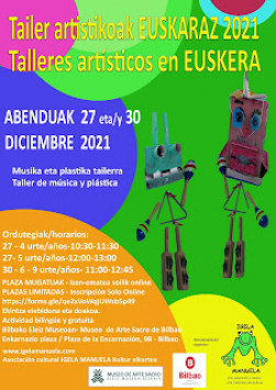 Talleres artísticos en Euskera para niñas y niños