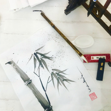 Taller de pintura Sumi-e en Logroño